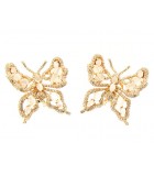 Butterfly Glitter Earrings