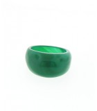 Green Agate Ring