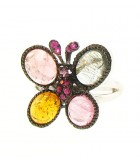 Pink Flutter RIng